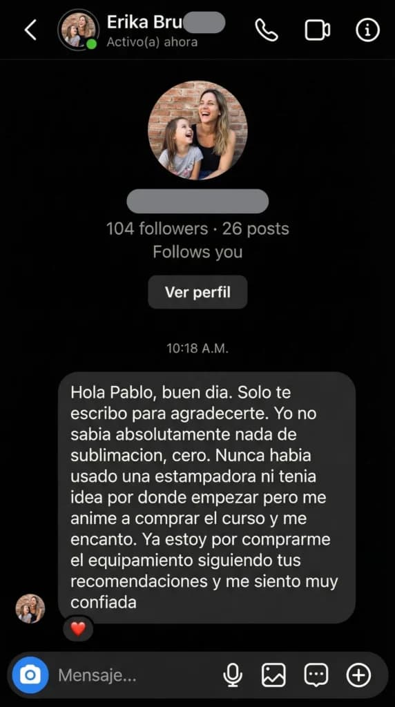 Testimonio de Erika