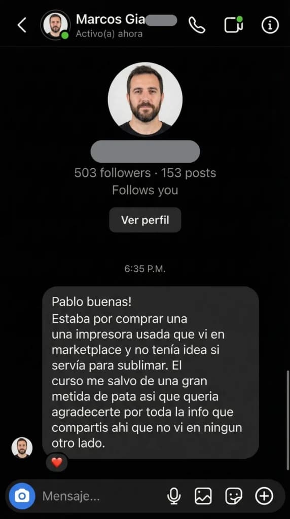 Testimonio de Marcos