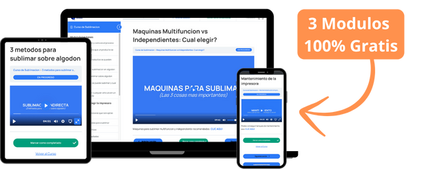 curso de sublimacion gratis 3 Modulos mobile